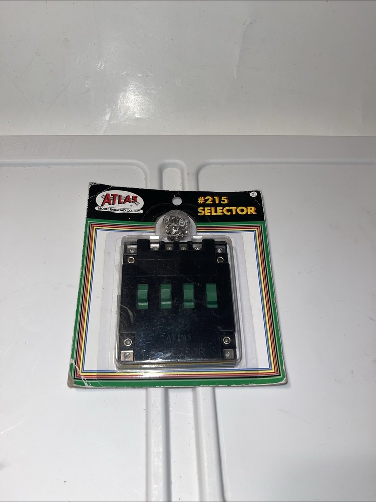 Atlas Model Railroad Co. #215 Selector Switches HO or N scale NEW & Sealed.