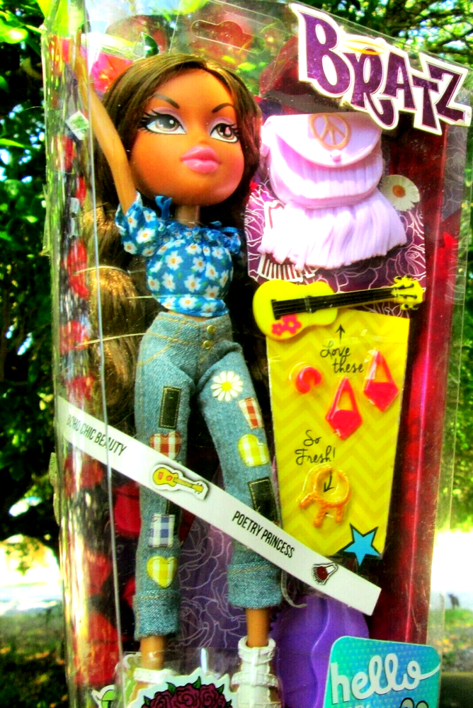 2015 MGA Bratz Hello My Name is Yasmin Boho Chic Doll NIB