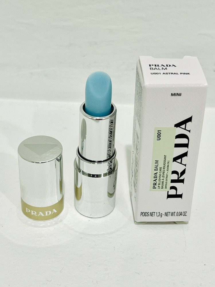 PRADA Astral Pink Mini (Blue) Balm Lip Blushing Care U001 0.04 Oz 1.3g NIB