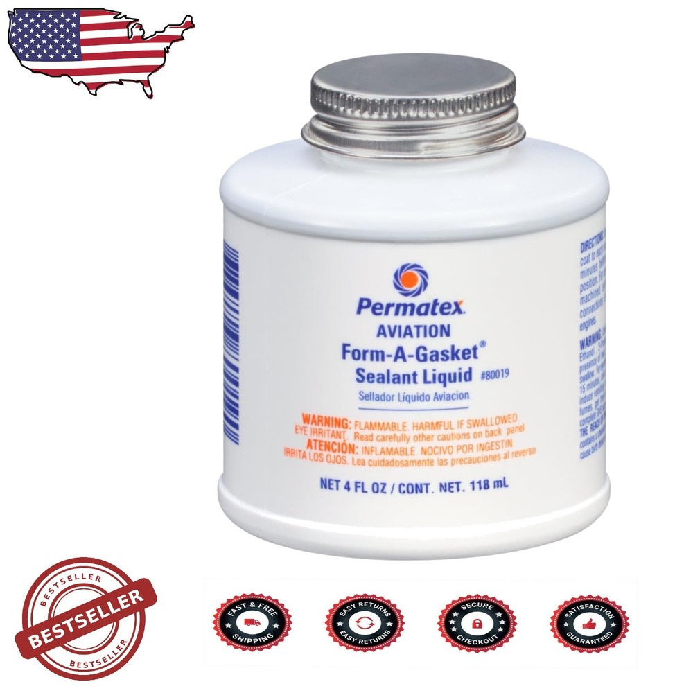 Aviation Form-A-Gasket No. 3 Sealant - 4 Oz. for Ultimate Sealing Performance