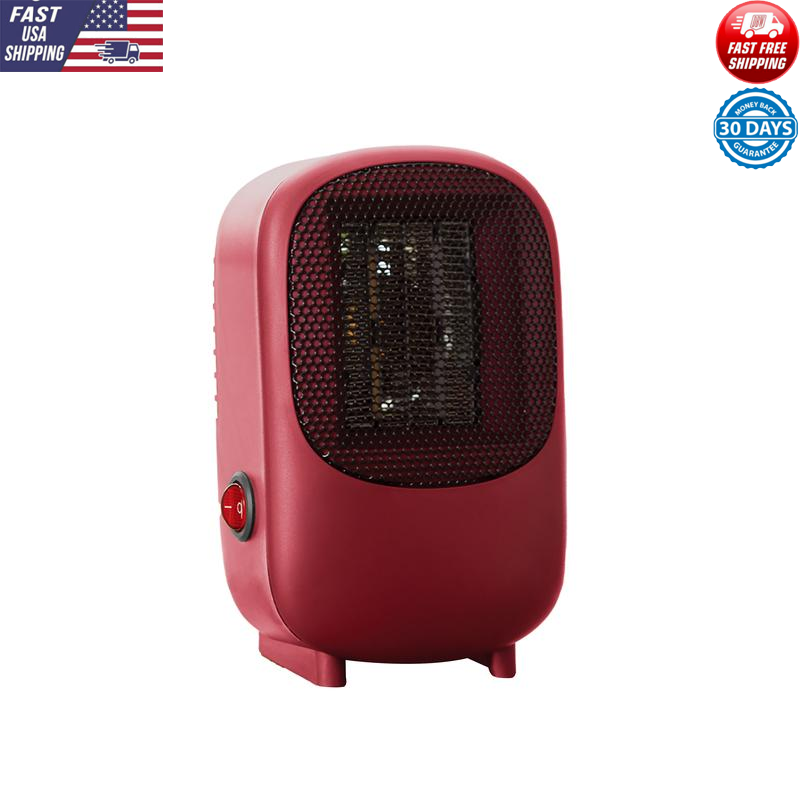 Portable Electric Ceramic Heater Personal 400W Fast Heating Energy Efficiency