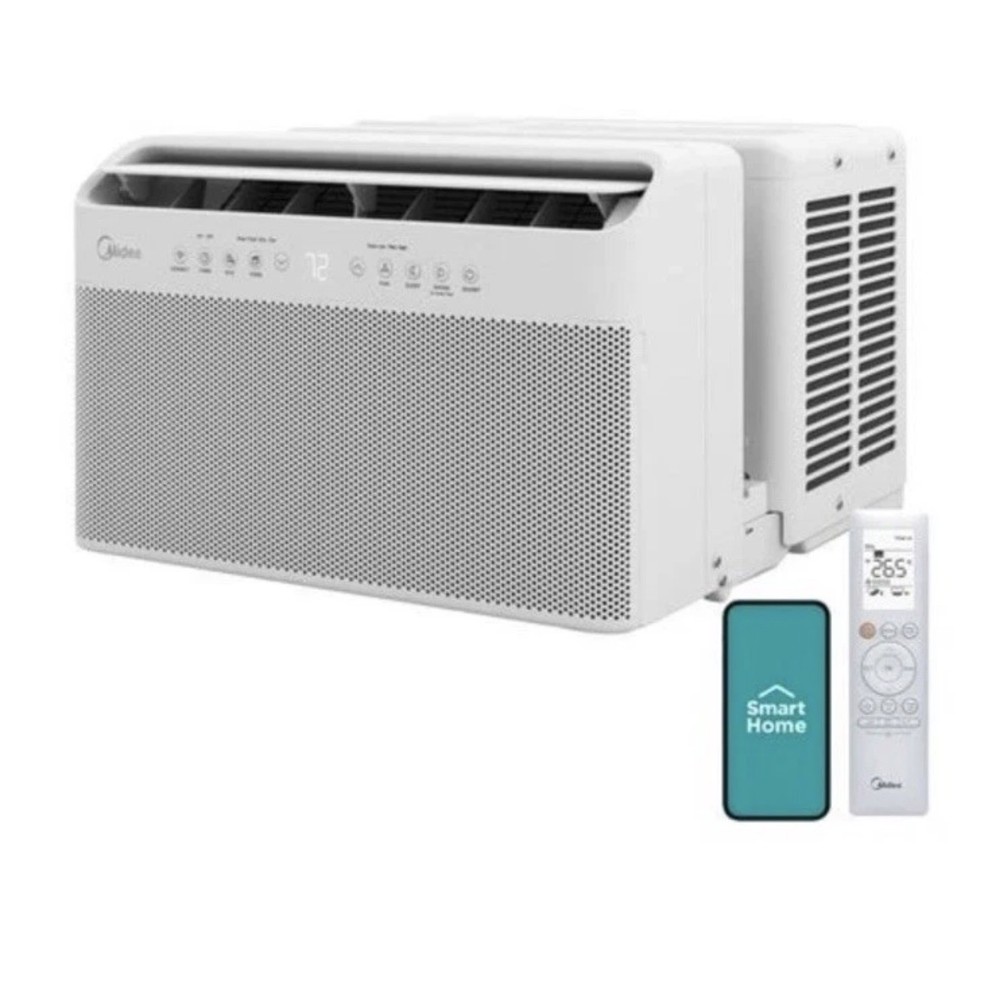 Midea U Shaped 10,000 BTU Smart Inverter Window AC with MShield  Pre Owned READ!