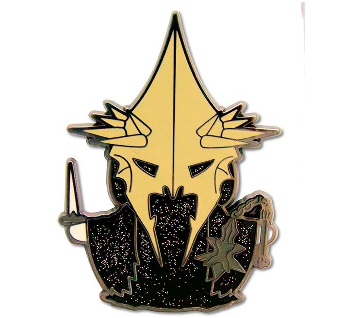 Embossed Enamel Lapel Pin Badge - Lord of the Rings SD Chibi Nazgul Ringwraith