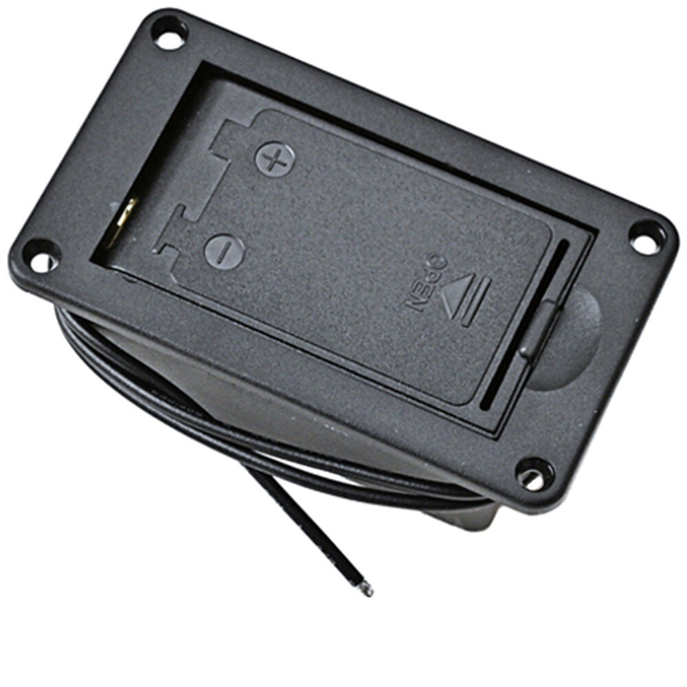 9V Plastic Battery Holder for Guitar Bass Pickup Compartment