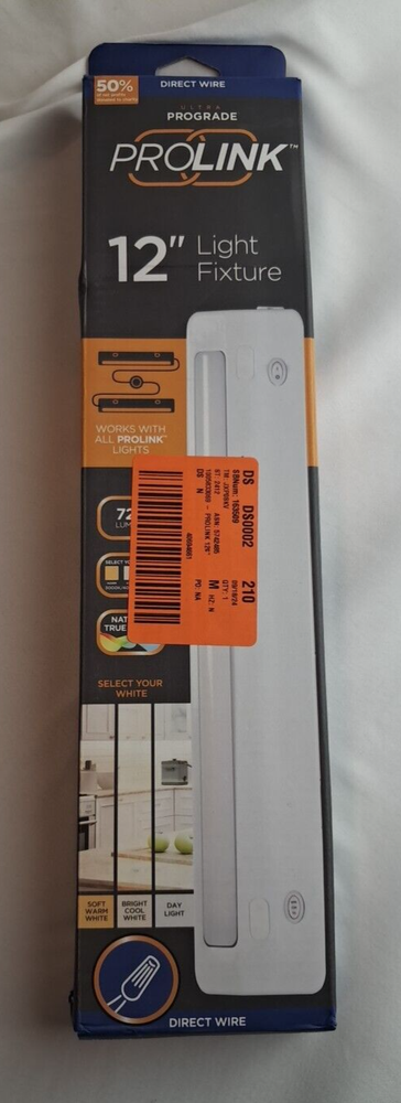 Ultra Prograde ProLink Hardwired 12 in. LED White Under Cabinet Light Linkable