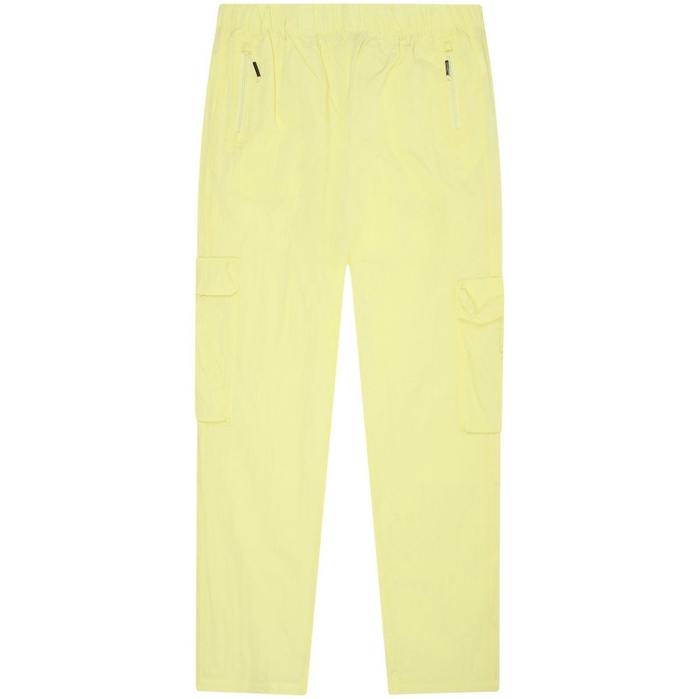 Rains Yellow Cargo Pants Wide Fit Medium Mens Nylon