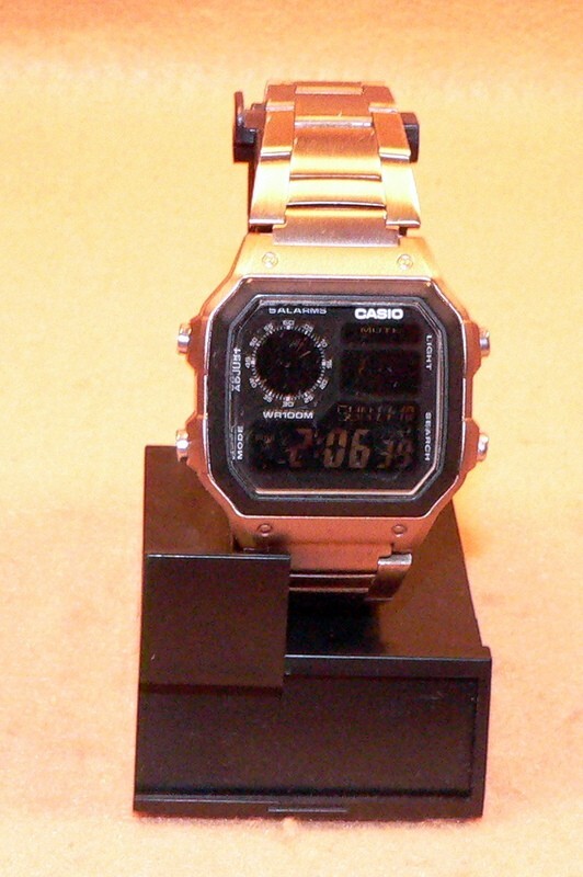 Custom Casio AE-1200 Mod - Casio Royale - Hydro Mod / Oil Filled - Bronze Color