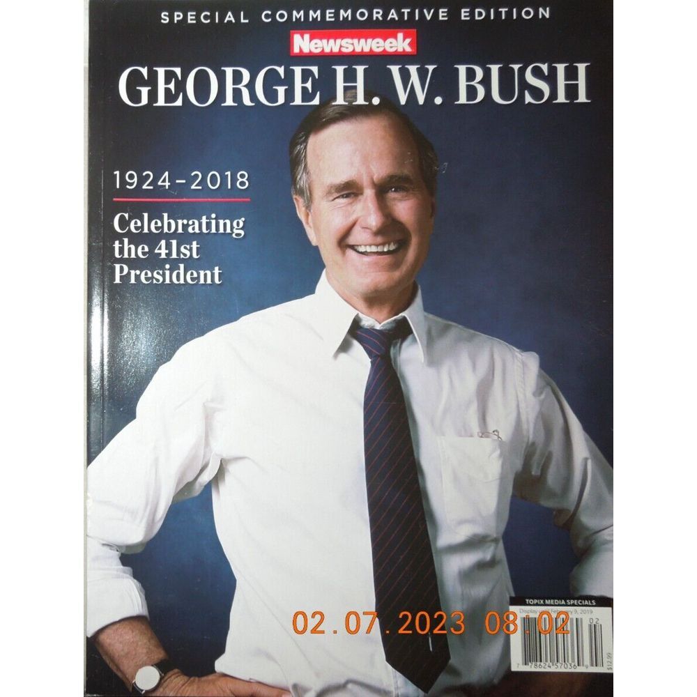 GEORGE H.W. BUSH 1924-2018 newsweek COMMEMORATIVE EDITION barbara PRESIDENT