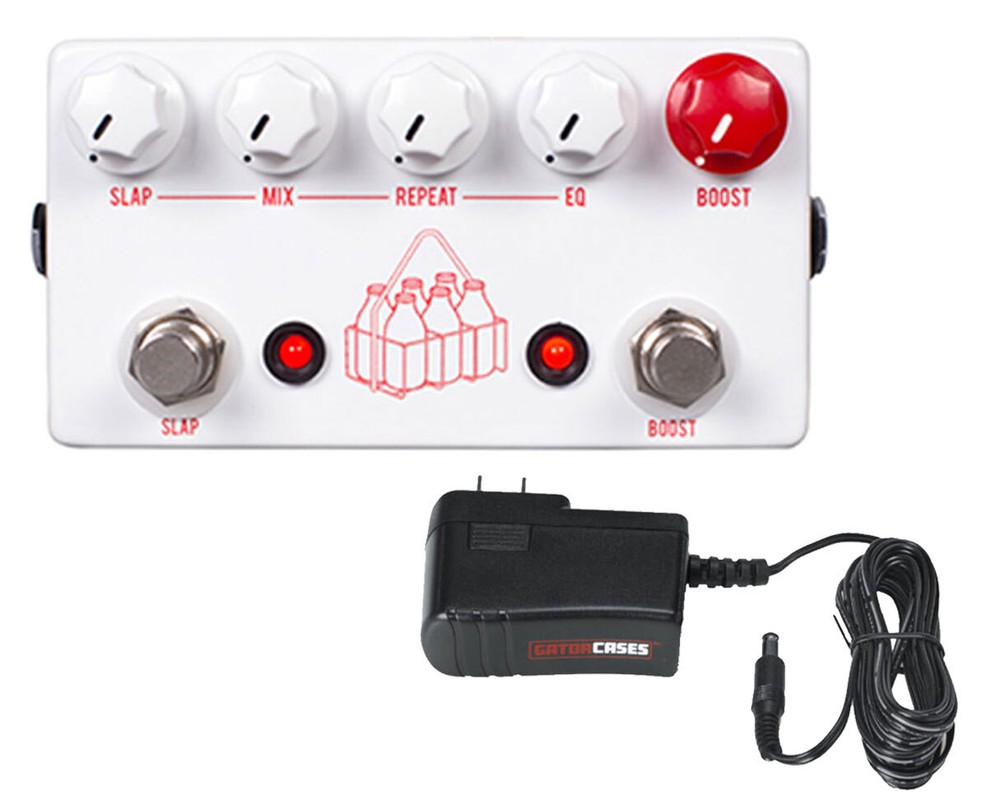 JHS The Milkman Multi-Effect Guitar Pedal with Gator 9V Power Supply Combo