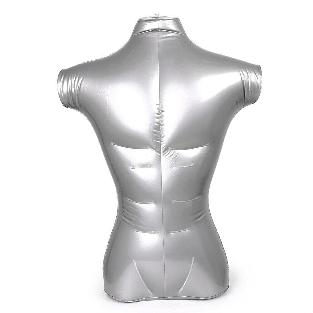 Inflatable Half Body Male Model Mannequin Window Display Props Dummy Torso