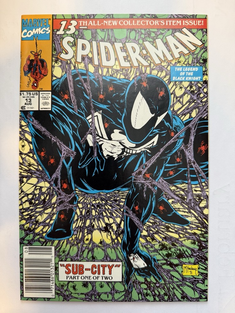 Spider-Man #13 Newsstand Variant (Marvel Comics August 1991) 🔑