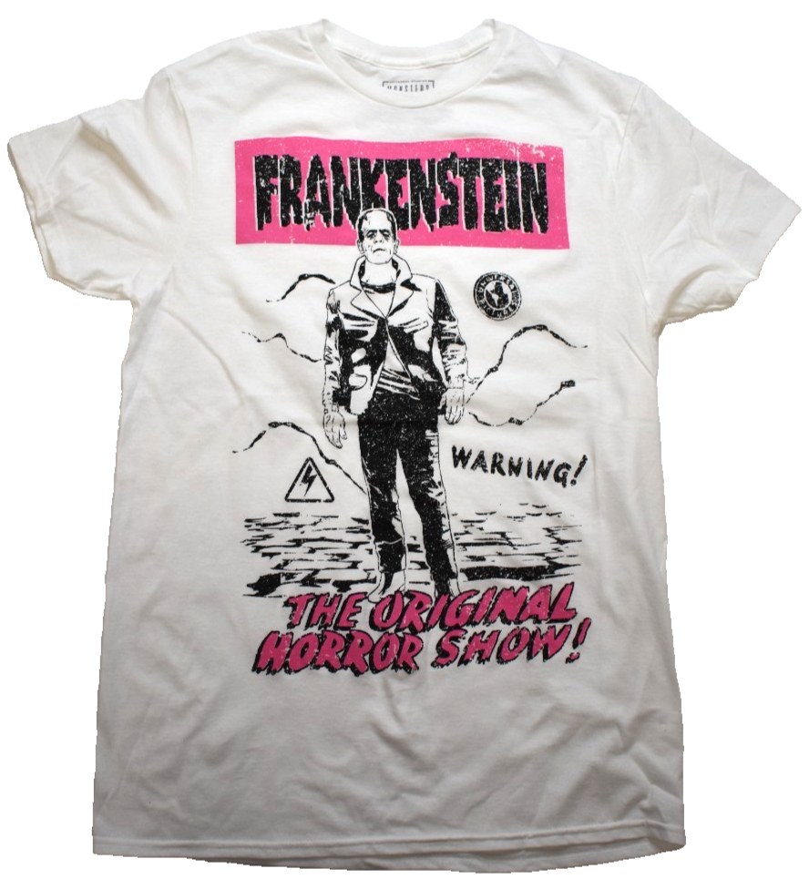 Universal Monsters Mens Frankenstein The Original Horror Show! Shirt New Medium