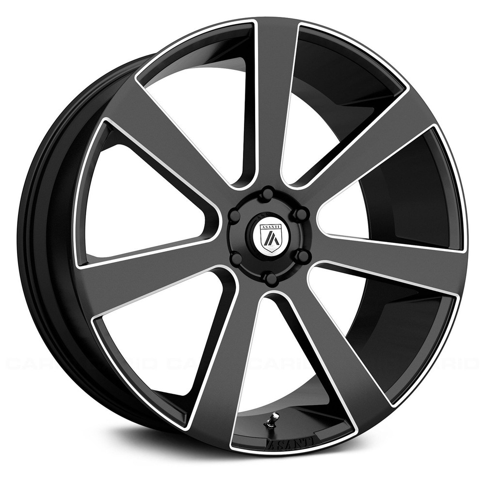Asanti ABL-15 APOLLO 24x9 Black Wheels Set of 4 6x135 35 Offset 87.1 Bore-image