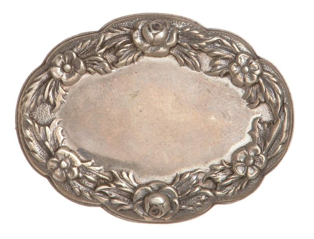 Kirk Stieff Repousse-Full Chased-Hand Chased Brooch 11528315