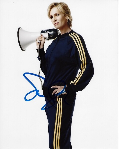 Jane Lynch Signed - Autographed GLEE 8x10 inch Photo with Certificate
