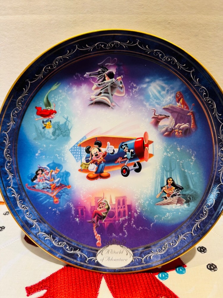 Magical Disney Moments Adventure Plate by Bradford Exchange #1236-image