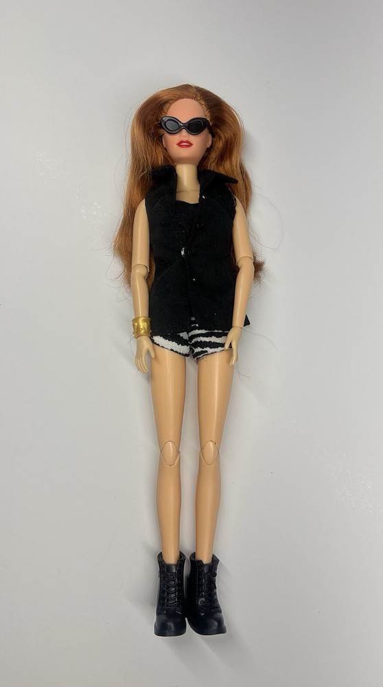Barbie Teen Courtney Redhead Rebodied Articulated Redressed 90’s Club Outfit