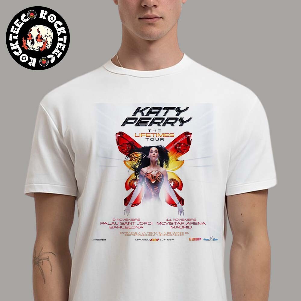 Katy Perry The Lifetimes Tour Spain 2025 Shirt Classic T-Shirt