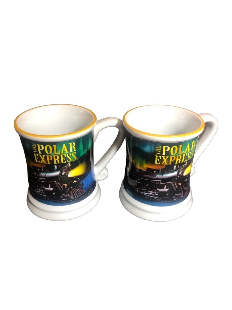 2023 Polar Express 3D Ceramic Christmas Mug for Coffee or Hot Cocoa by Warner Bros