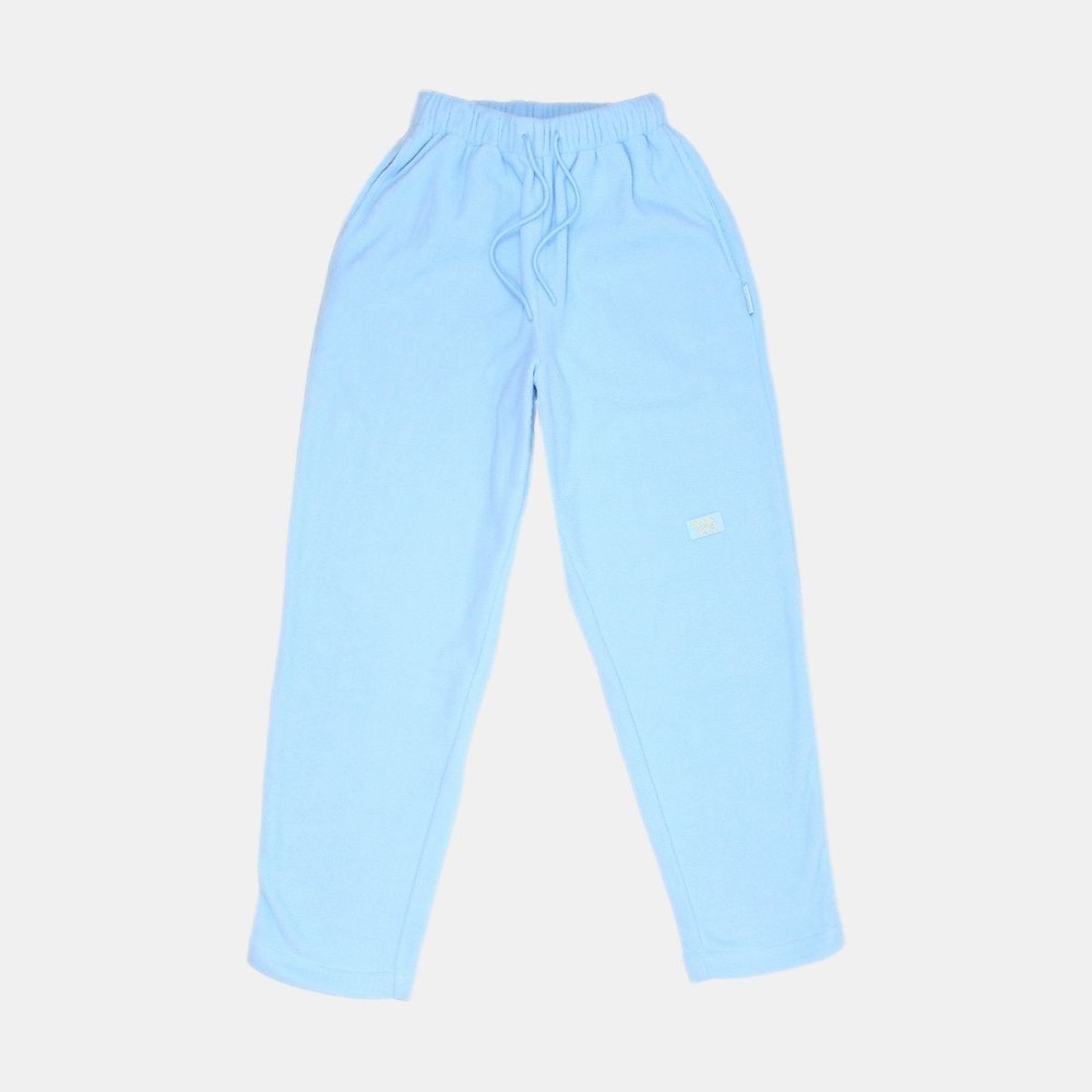 ABC Polar Fleece Sweatpants for Men - Size L - Blue Polyester Comfort-image