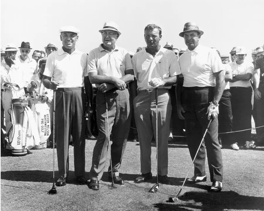 Vintage Golf Legends Ben Hogan Byron Nelson Sam Snead Arnold Palmer 8x10 Photo Print