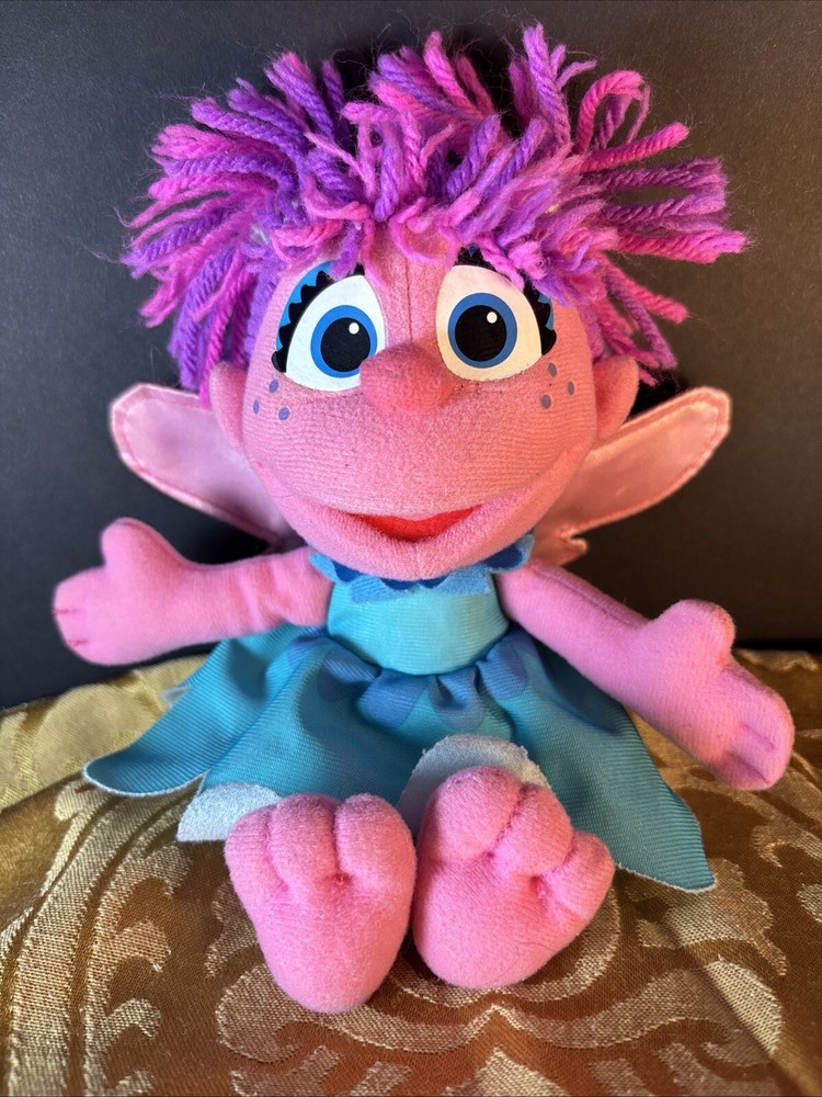 Abby Cadabby 9-inch Blue Fairy Plush Doll Sesame Street Stuffed Toy 2010 Edition-image