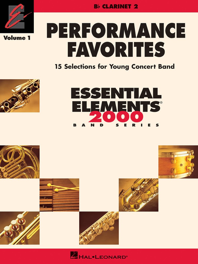 Performance Favorites Vol 1 Clarinet 2 Essential Elements 2000 Method Book