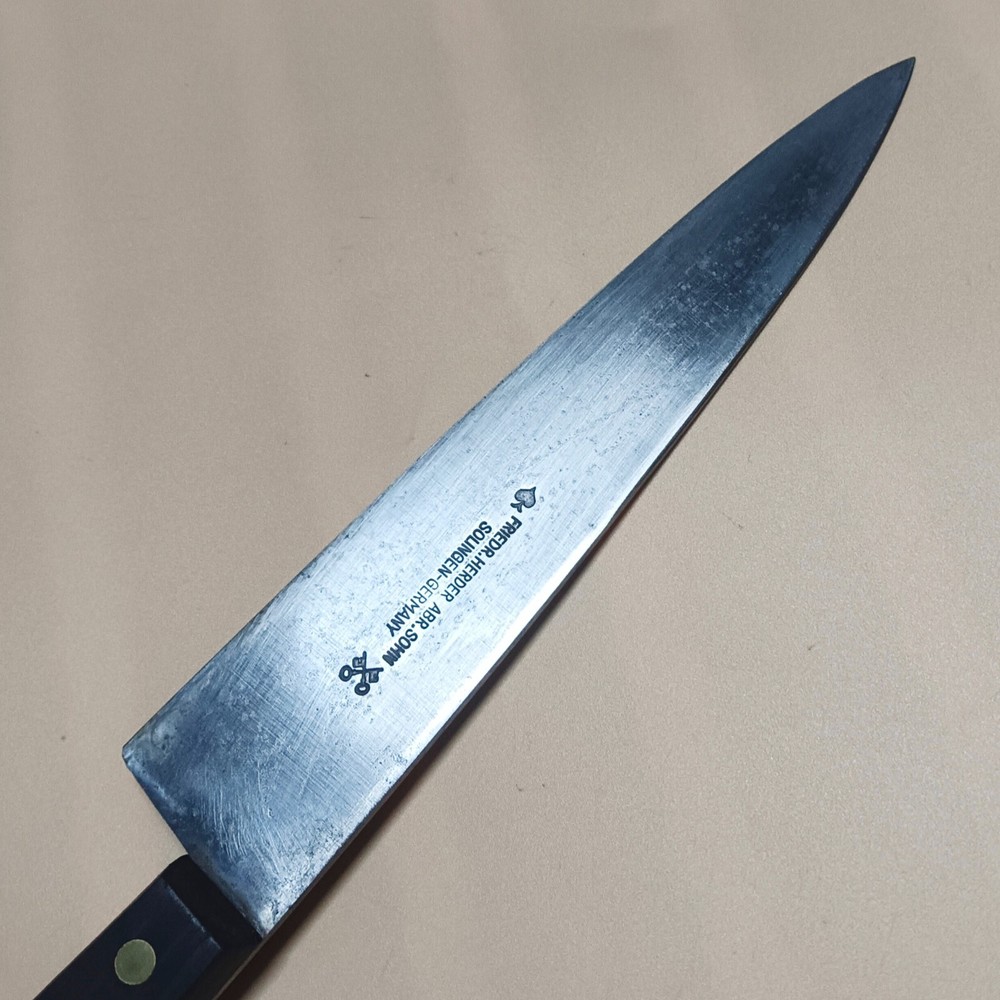 VTG Friedr.Herder ABR.SOHN   Chef's Kitchen knife  Solingen-Germany  210mm-image