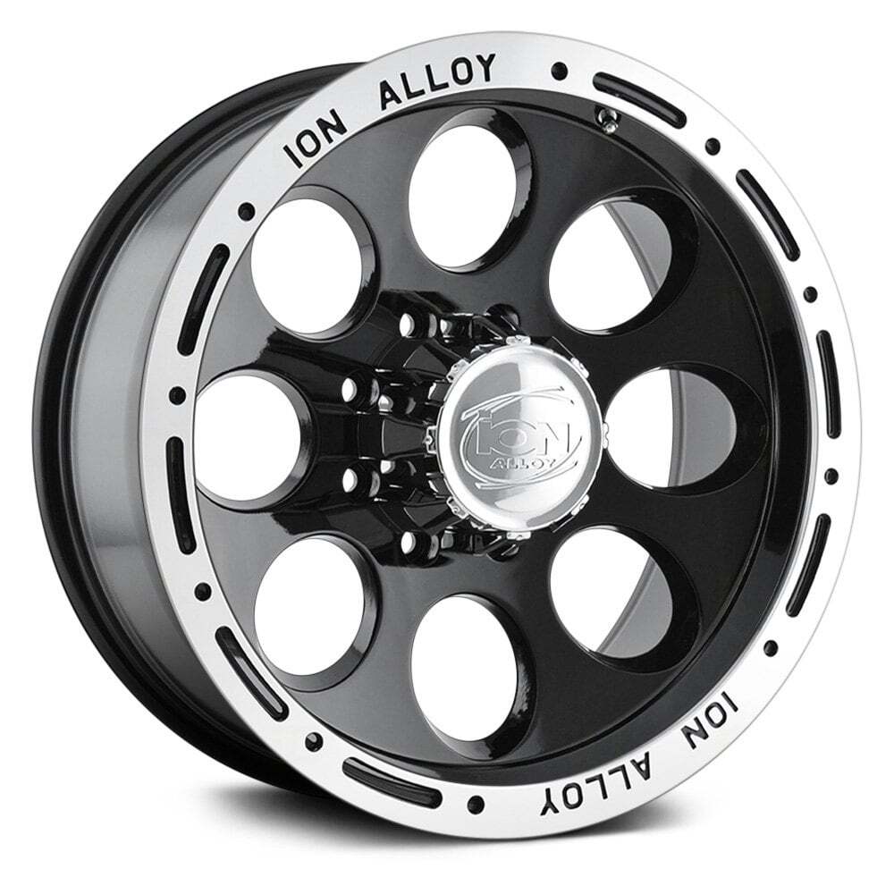 Ion Alloy 174 Wheel 16x8 (-5, 5x127, 83.82) Black Single Rim