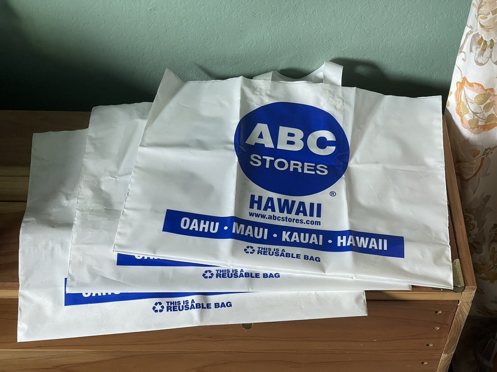 Hawaii ABC Stores Reusable Tote Bags 14x18