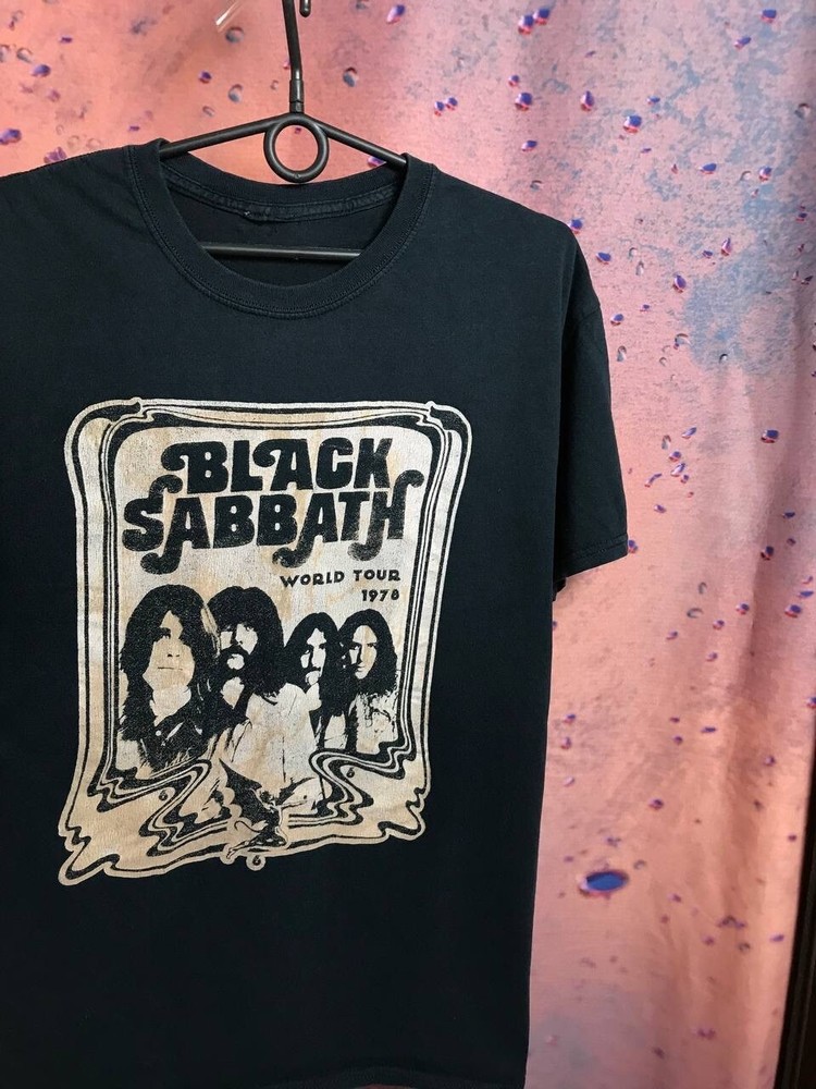 Vintage Black Sabbath Band Rock Tee - Classic 70s Tour Style