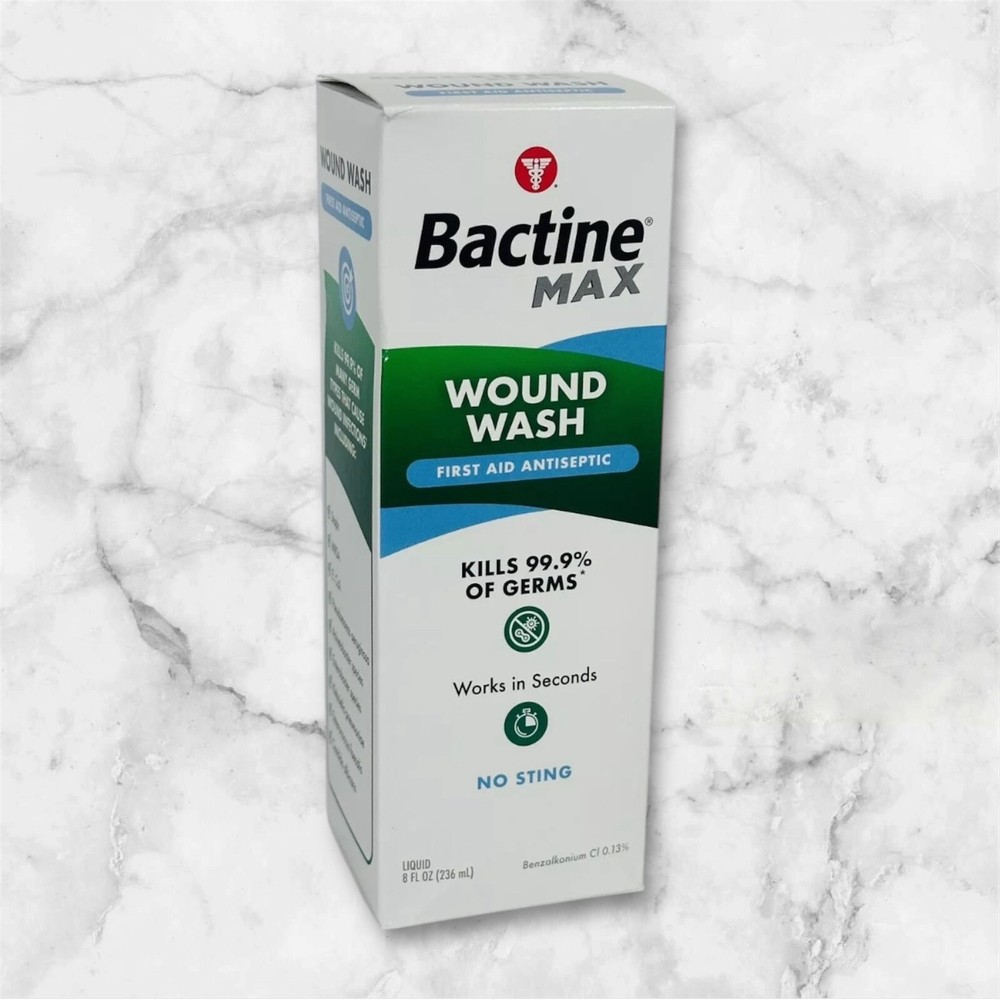 Bactine Max No Sting Antiseptic Wound Wash First Aid Exp 2026