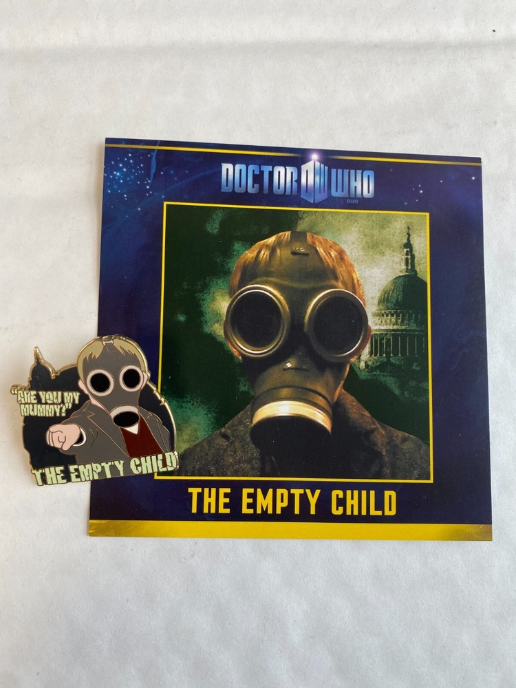 DANBURY MINT THE DR DOCTOR WHO TV PIN ENAMEL BADGE COLLECTION - THE EMPTY CHILD