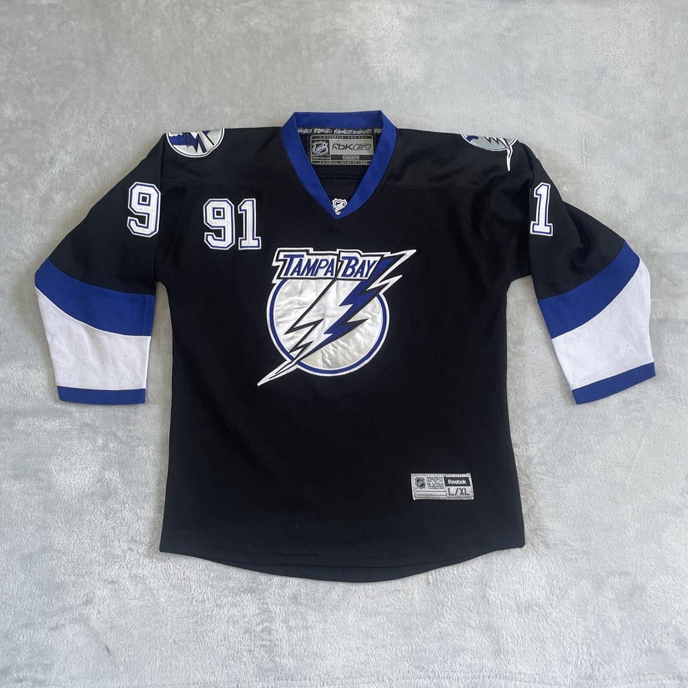 Tampa Bay Lightning Hockey Jersey Reebok NHL youth Size L XL Women’s Small