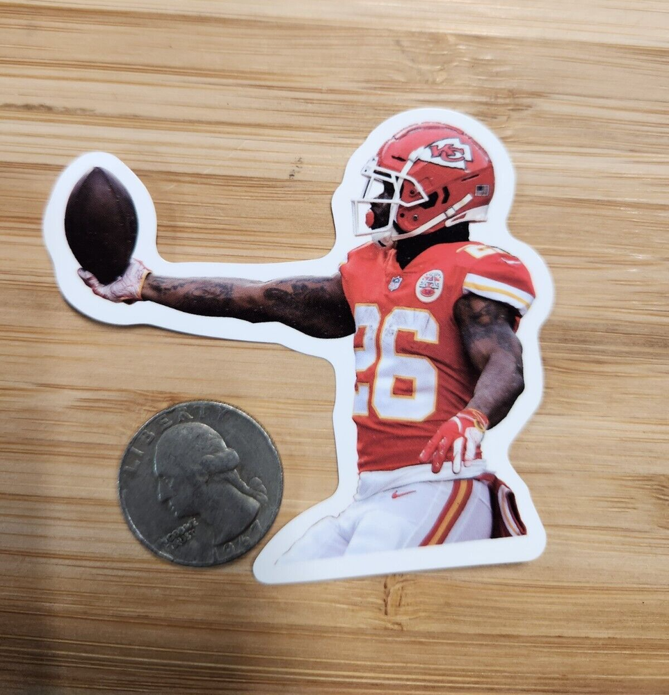 🏈 Kansas City Chiefs #26 NFL Football Team Sticker Decal