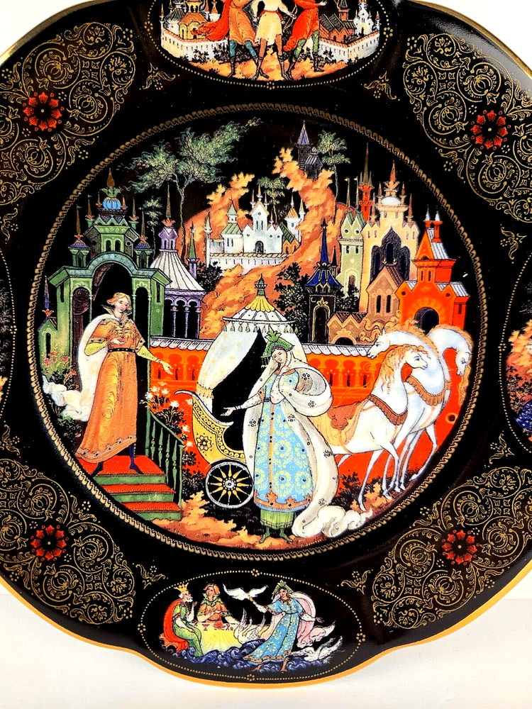 Love's Promise Russian Collectors Plate Bradford Exchange 1998 Ltd. Edition