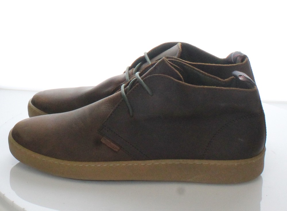 A41 NEW Sz 10 M Men Barbour Leather Lace Up Chukka Bootie In Brown