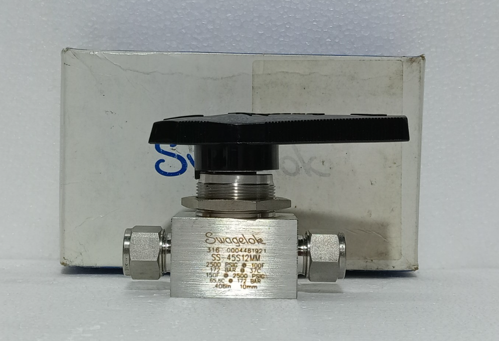 SWAGELOK SS-44S12MM, 12 MM BALL VALVE 40 SERIES