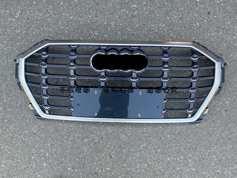 Parrilla de parachoques delantera de nido de abeja con marco cromado para Audi A3 2019-2021-image