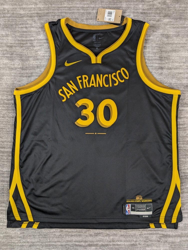 Nike Swingman Golden State Warriors Stephen Curry City Edition Jersey Size XX-L