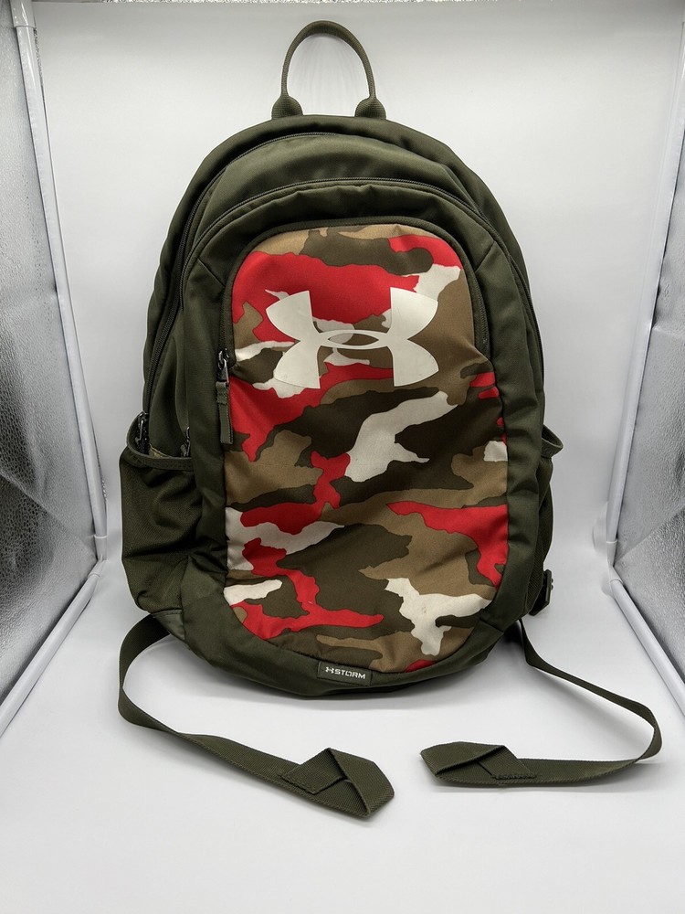 Under Armour UA Backpack Scrimmage 2.0 Storm Camo Athletic School Bag Equipment
