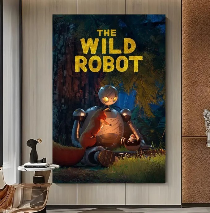 Discover the Wild Robot Movie Poster – A Stunning Visual Masterpiece