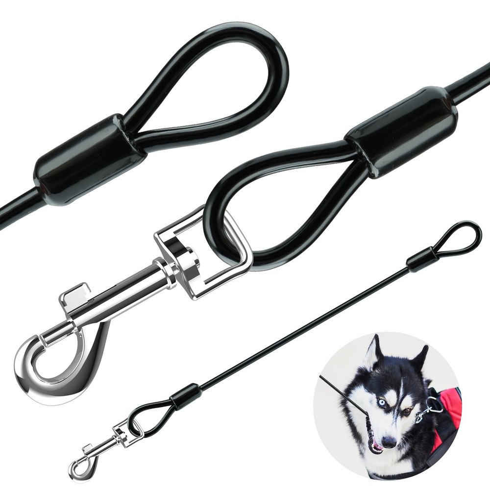 Retractable Dog Leash Add-On Accessory - Anti-Bite Rope - for Extra Protectio...