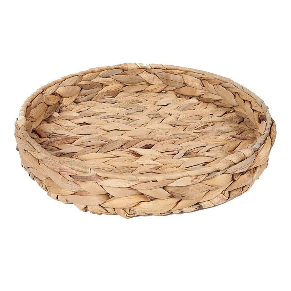 Sea Grass Fruit Tray, Handmade Woven Wicker Basket for Organizing and Storage...