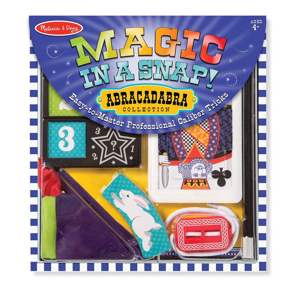 Melissa & Doug Magic in a Snap! Abracadabra Collection Magic Tricks Set (10...-image