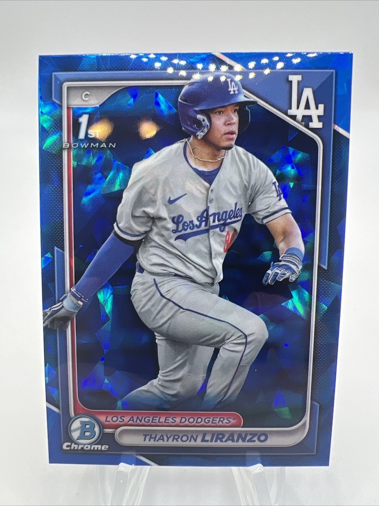 2024 Bowman Chrome Sapphire Edition Thayron Liranzo Los Angeles Dodgers BCP-182