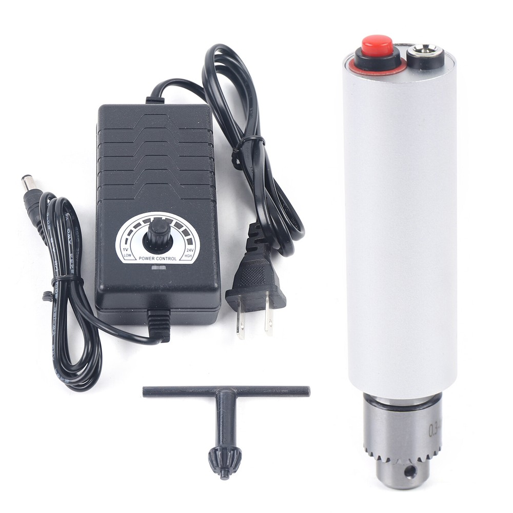 Micro Small Electric Handheld Drill Chuck Mini Drilling Polishing DIY Hand Tool