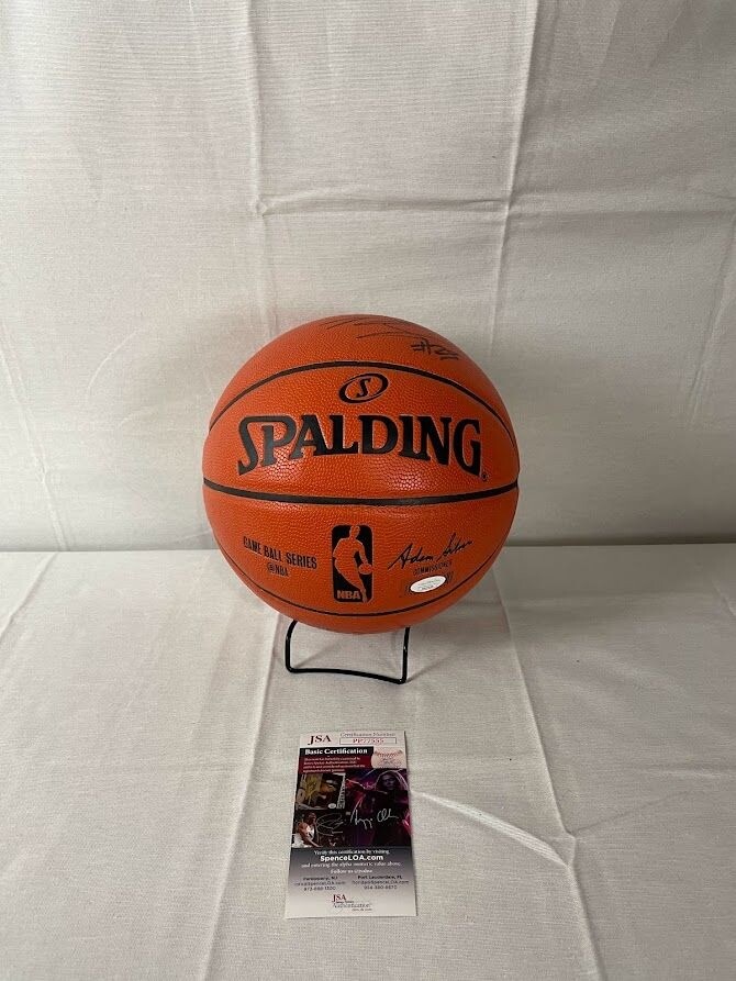 Ben Simmons signed 76ers game basketball JSA