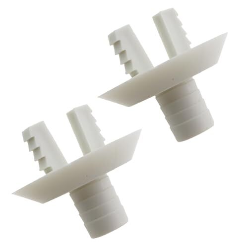 2PCS 28mm Elbow AC Drain Hose Connector Fitting PP Condensate Drain Adapter-image