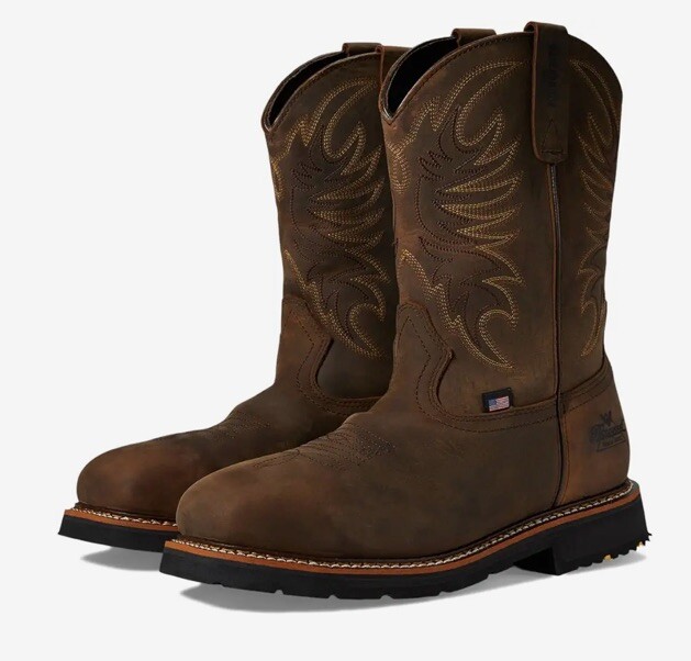 American Heritage Willow Square Toe Wellington Work Boots